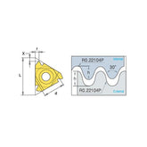 Round DIN405 (Right) Extrnal/Intern - Makotools Industrial Supply Tools for Metal Cutting